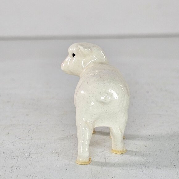 Hagen Renaker Ewe Mama Sheep White Miniature Figurine Ceramic Farm Animal - Picture 7 of 9